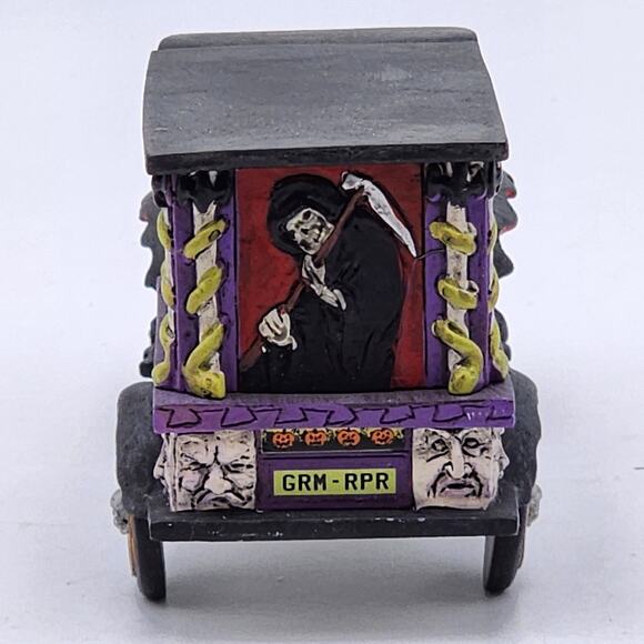 Department 56 Halloween Village Accessory Last Rites Ride Hearse 6001740 Box - Picture 6 of 16